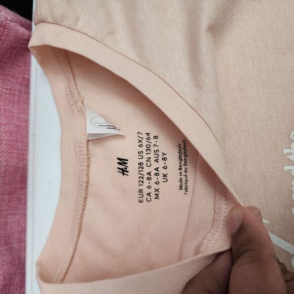 H&M Disney Lady and the Tramp 3 Piece Shirt Set Size 6x/7 - Picture 9 of 12